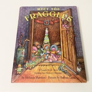 Vintage 1985 First Edition Meet The Fraggles Hardcover Book